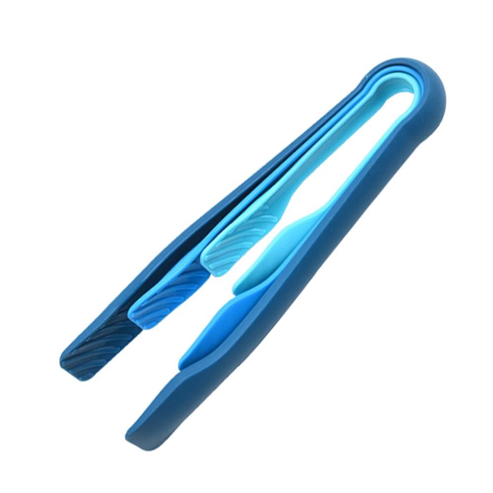 3Pcs/Set Reusable Food Bread Clip Kitchen Food Tongs Plastic Salad Bacon Steak Clamp Ice Tongs Baking Tools Gadget