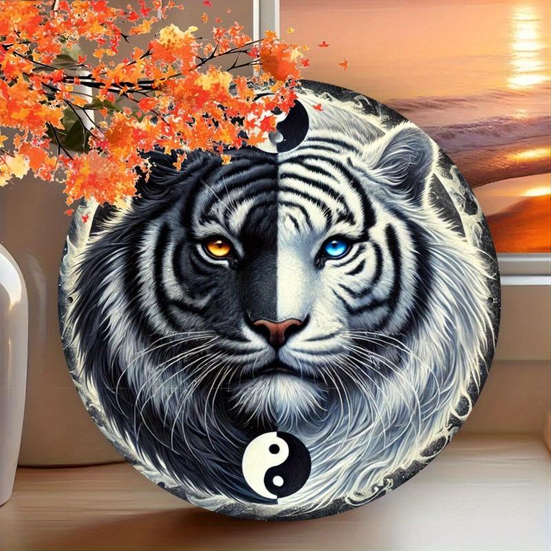 Металлическое настенное искусство Инь-Ян для дома, гостиной, пространства для медитации