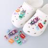 Милые 3D Мультяшные Подвески-Шары Labubu и Цветы для Crocs – Съемные Декорации Своими Руками