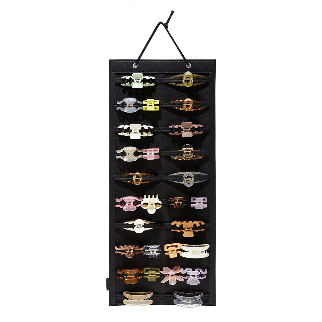 Сумка для хранения фетровых аксессуаров для волос, органайзер, веревка для волос с бантом, многофункциональная для дома, спальни, принадлежности для украшения стен