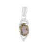 Silver Pendant with Mystic Topaz 1.2ct (2122999)