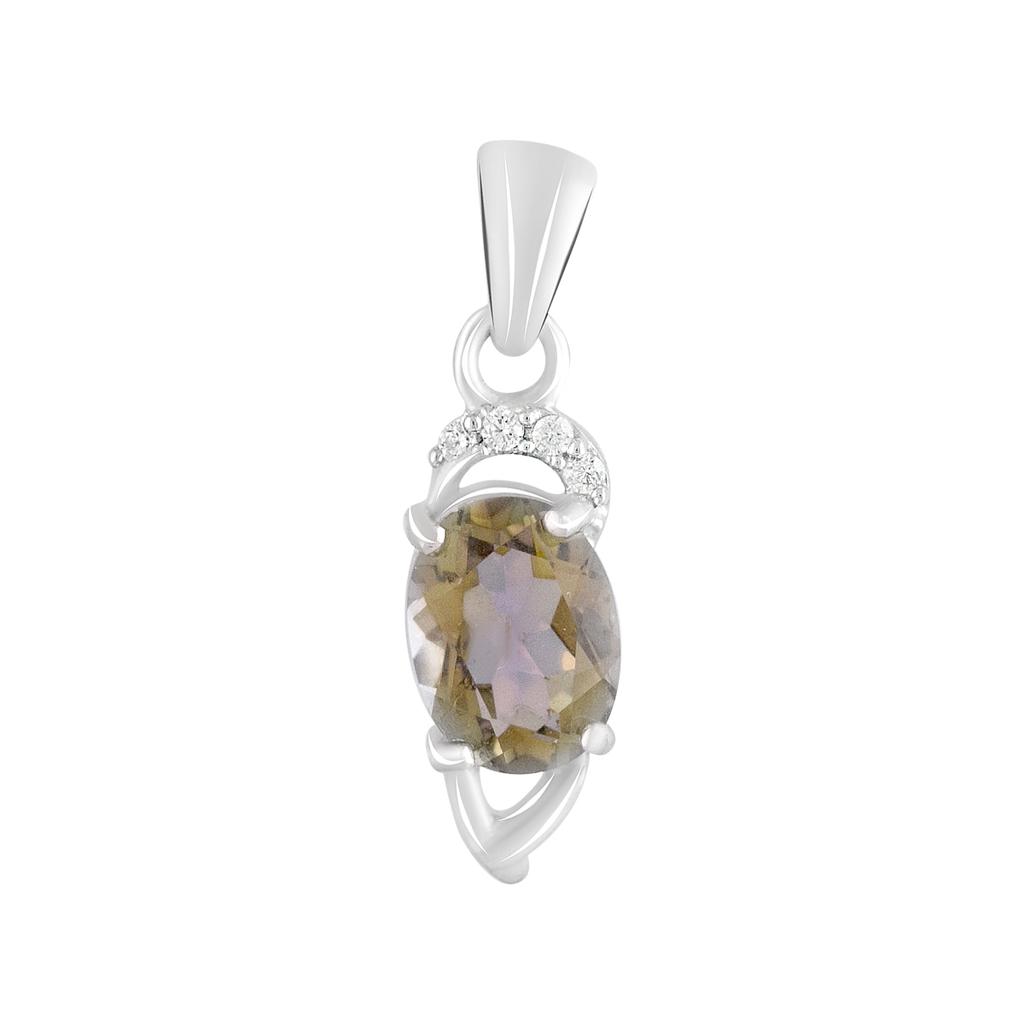 Silver Pendant with Mystic Topaz 1.2ct (2122999)