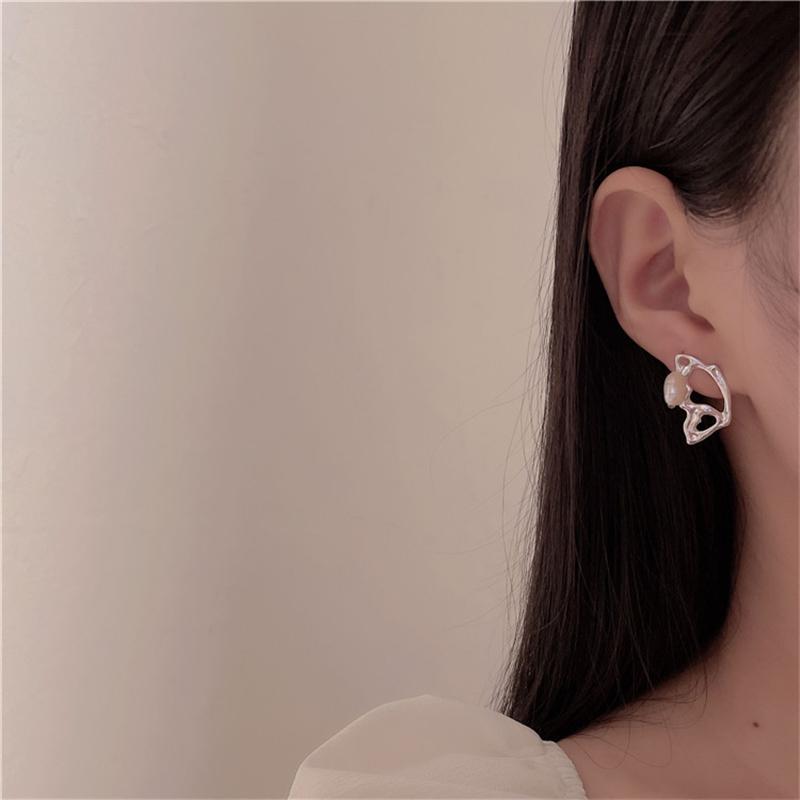 Новые асимметричные серьги-подвески в виде полых капель воды серебристого цвета, нерегулярные металлические геометрические серьги-заявления, висячие серьги brincos