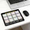 2026 Calendar Mouse Pad Rectangle Waterproof Home Office Gaming Computer Laptop Mousepad Desk Mat with Non-slip Rubber Base PC Accessories