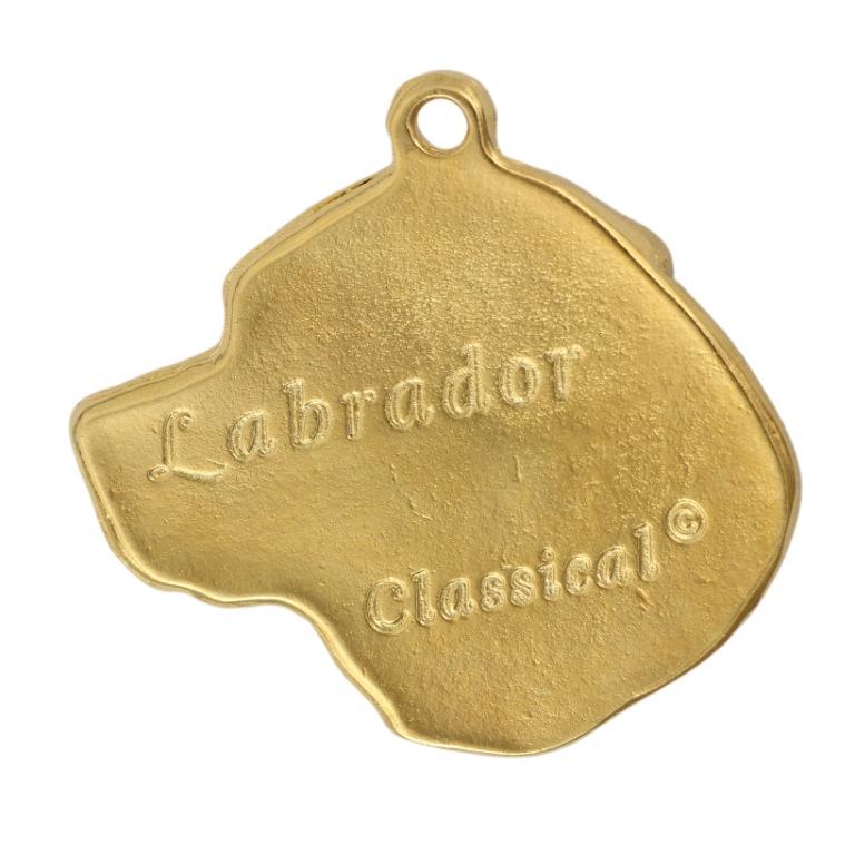 Labrador Retriever - Dog necklace in gift box, gold-plated pendant for dog fan, striking jewellery by Art-Dog