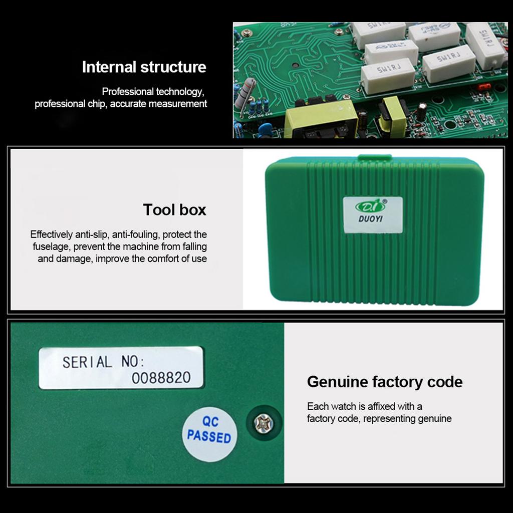 High-Precision Electrical Circuits Tester Digital Transistor Analyzer Tester Multifunction Semiconductor Test 1000V