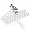 Pants Hangers [Supervised by an Organization and Storage Advisor] 8-Piece Set of Non-Slip Trouser Hangers, Washing Resistant, No Marks, Space-Saving,