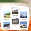 Ключ для RV-шланга для сточных вод - Инструмент с колпачком 3 и 4 дюйма (папа/мама), подходит для шлангов Camco Rhino/Revolution, Оранжевый ABS для прочистных пробок - Легко установить/снять 2 шт.
