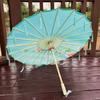 Chinese Style Silk Fabric Tassel Umbrella 70cm Ancient Dance Umbrella Tassel Umbrella  for Women