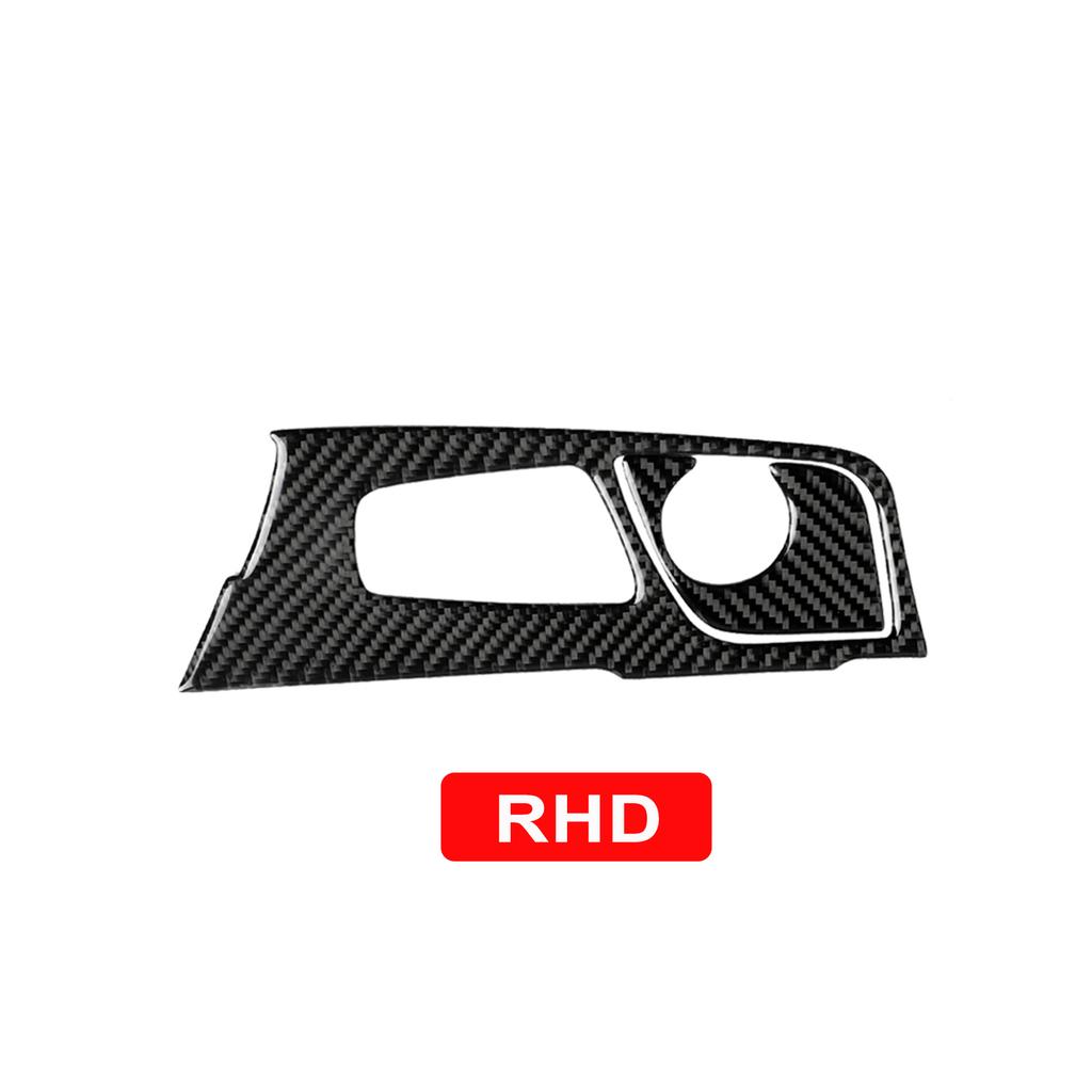 dsgur6 For BMW 5 Series G30 2018-2022 Accessories Carbon Fiber Interior Car Central Control Gear Shift Panel Trim Cover Decor Stickers