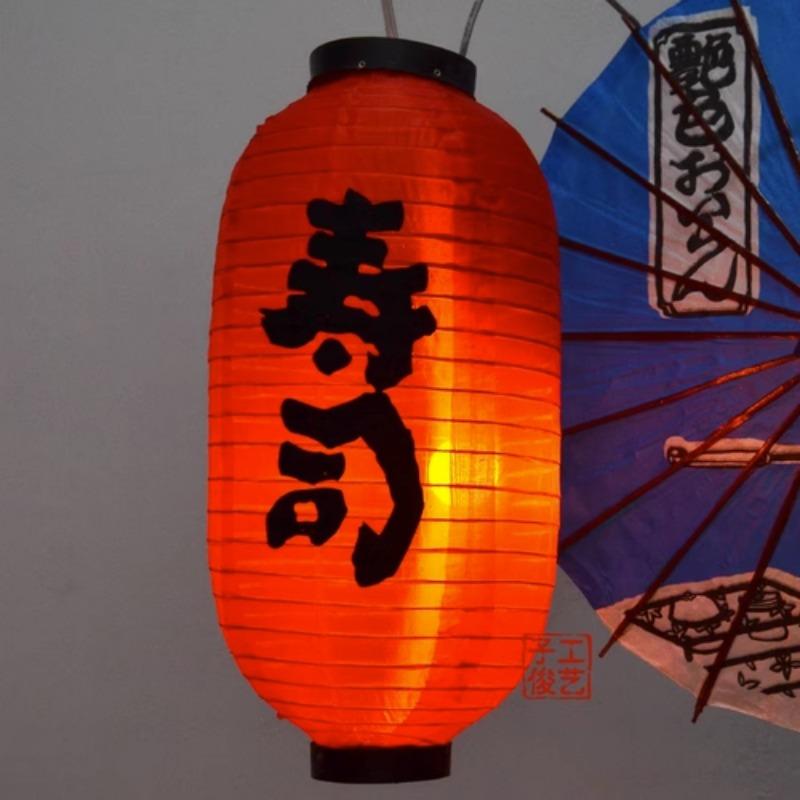 25x48cm Japanese Style Hanging Lanterns Waterproof Cloth Pub House Sushi Restaurant Decor Sign Home Festival Decoration Lantern