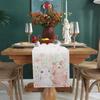 Oil Proof Easter Rabbit Table Runner Light Luxury Dining Table Cover  Dinner
