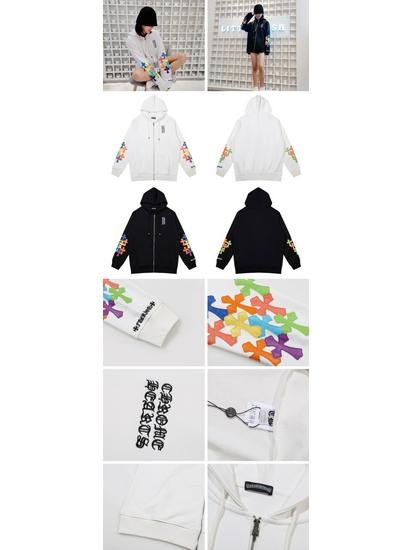 Худи с вышивкой Крест Подкова для мужчин и женщин - Осенняя одежда