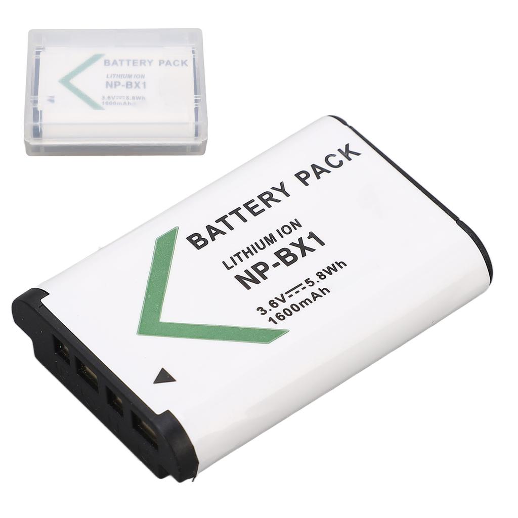 NP BX1 Battery 3.6V 1600mAh NP BX1 Lithium Ion Battery for Cyber Shot DSC HX RX1 RX1R II RX100 FDR