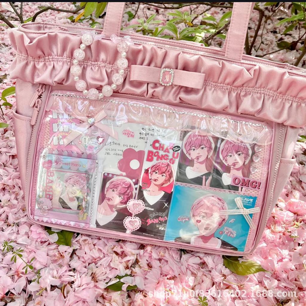 Оригинальная большая прозрачная сумка-тоут для бара с значком Millet Bar Pain Bag Tote Big Bag для выхода