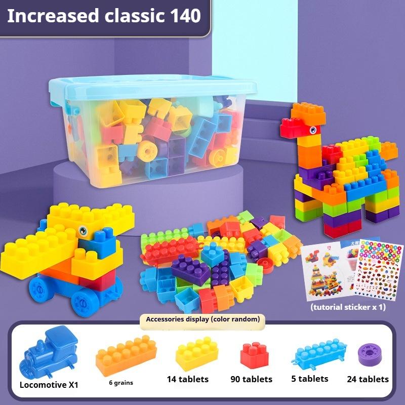 Children's Building Block Toys for Intellectual Development, Brain-stimulating Multifunctional Large-particle Boy and Girl Baby Puzzle Toys