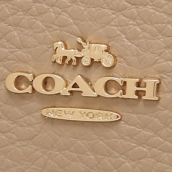 Тройное мини-портмоне Coach Outlet, Бежевый, Женское, 88666 IMTAU [Код товара]