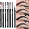 Карандаш для бровей, натуральный водонепроницаемый, с четырьмя когтями для макияжа бровей, четыре цвета, карандаш для бровей, косметика