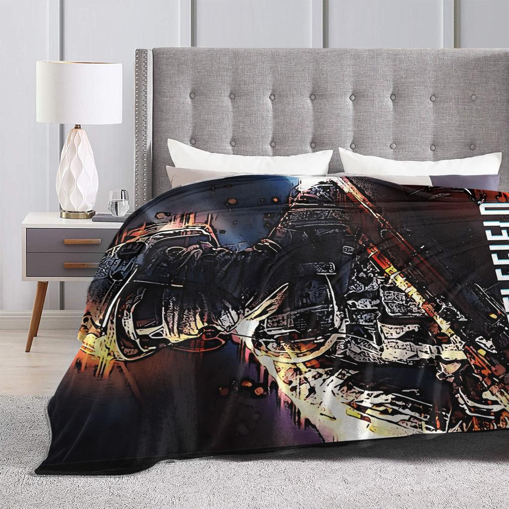 Battlefield 2042 Game Blankets Airplane Travel Flannel Bedding Throws For Living Room Warm Soft Custom Quality Bedspread