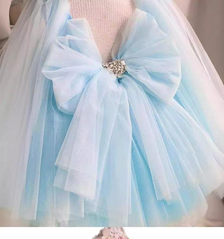 0-6-летняя роскошная и элегантная бабочка для девочки-принцессы, праздничное пышное платье для торжественного юбилея, модельное искусство, перформанс