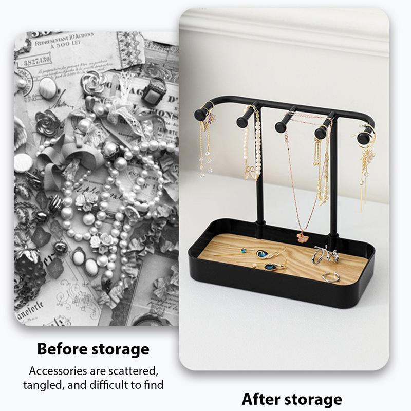 Jewellery Rack Storage Hanging Shelf Hair and Earring Storage Box Bracelet Jewellery Display Rack Key Rack Organiser DisplayProp