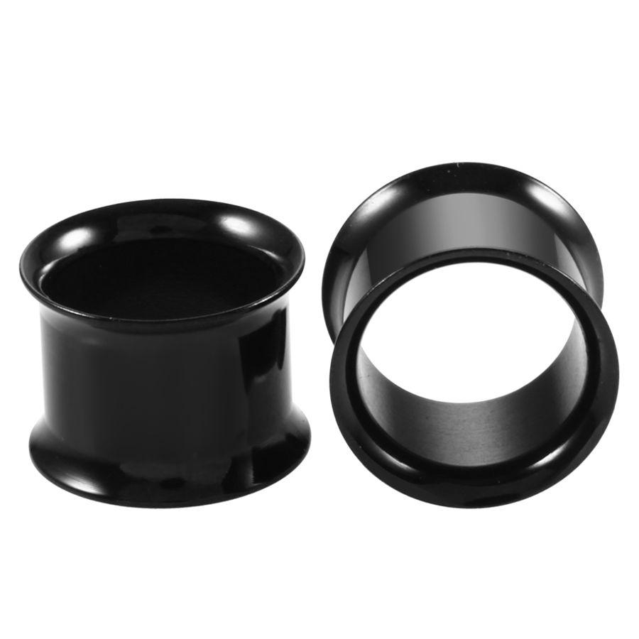 2pcs/lot Steel Ear Plugs and Tunnels Piercings Screwed Earring Expander Earlet Gauges Body Piercings Jewelry 2mm-20mm