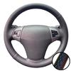 Auto Interior Accessories Hand Stitched Perforated Artificial Leather 2008 - 2010 Steering Wheel Cover For Hyundai Elantra