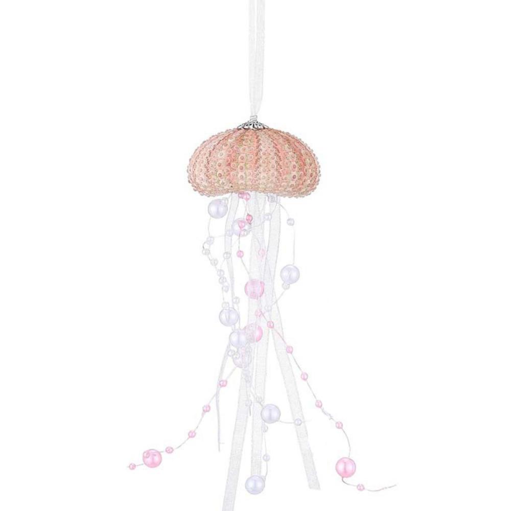 Exquisite Jellyfish Prism Pendant DIY Sunlight Capture Collector Sea Shell Wind Chimes Wedding