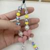 Бусины для телефона, подвески, брелок, ремешок для защиты от потери телефона, длина: 16см+5см