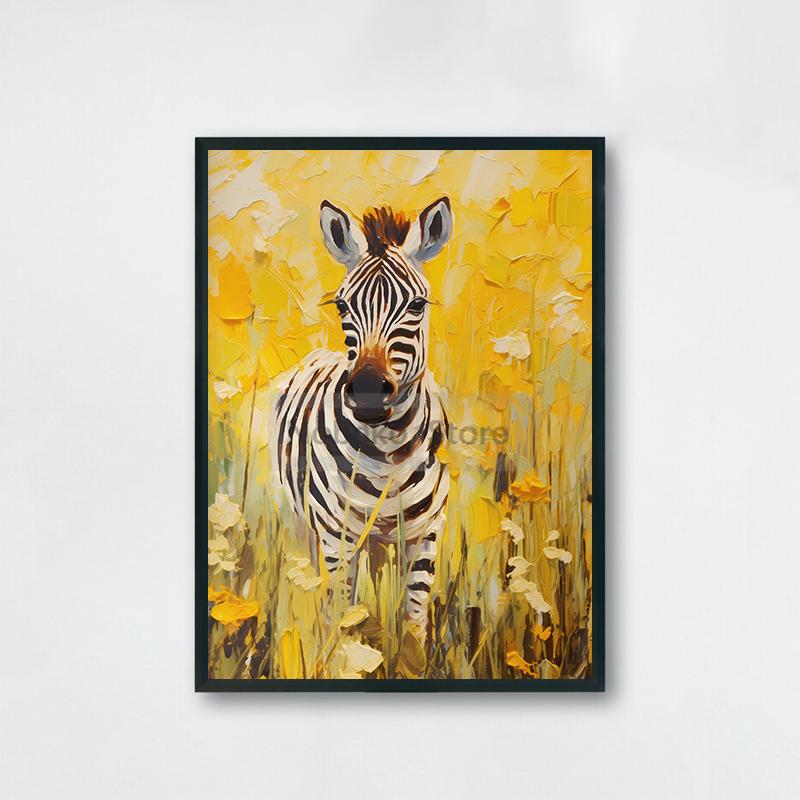 Милые детские плакаты с животными Милые принты с дикой природой Картина маслом на холсте Лесные настенные художественные картины Украшения для детской комнаты