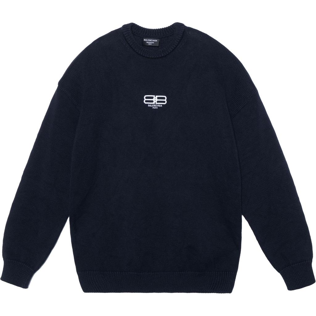 Balenciaga Bb Paris Icon Large Fit Sweater 696226T32528065