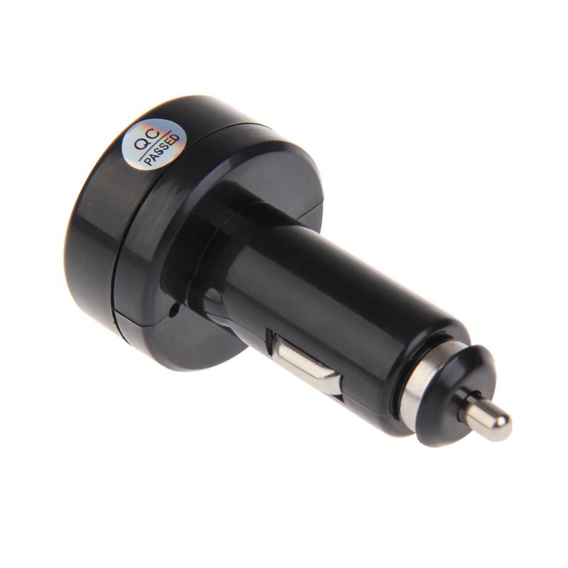 Universal 12V 24V Auto Voltmeter Gauge Cigarette Lighter Charger Digital Voltage Gauge Volt Meter for SUV Sedan Truck