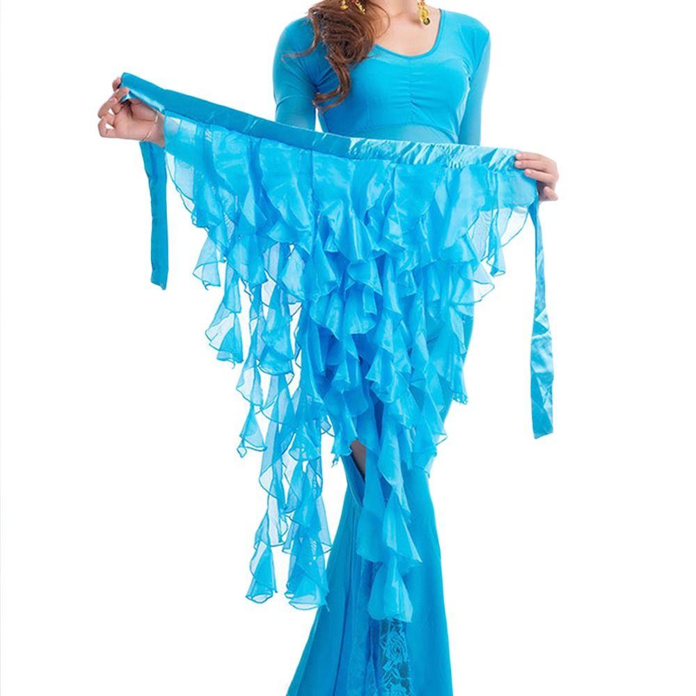 Хип-шарф с кисточками и блестящей цепочкой на талии, женские костюмы для выступлений