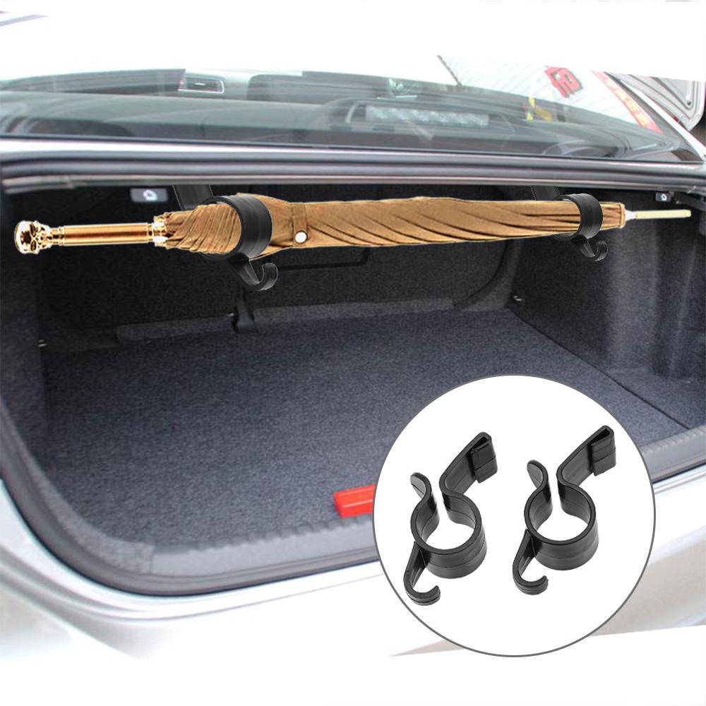 2pcs/set Car Trunk Umbrella Holder Organizer Clip for Mercedes Benz A200 A180 B180 B200 CLA GLA AMG A B C E S Class CLS