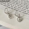 Асимметричные серьги-цепочки в форме сердца женские винтажные креативные вечерние украшения