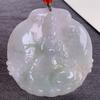 Burma A-Grade Natural Jade Leaf Pi Xiu Pendant