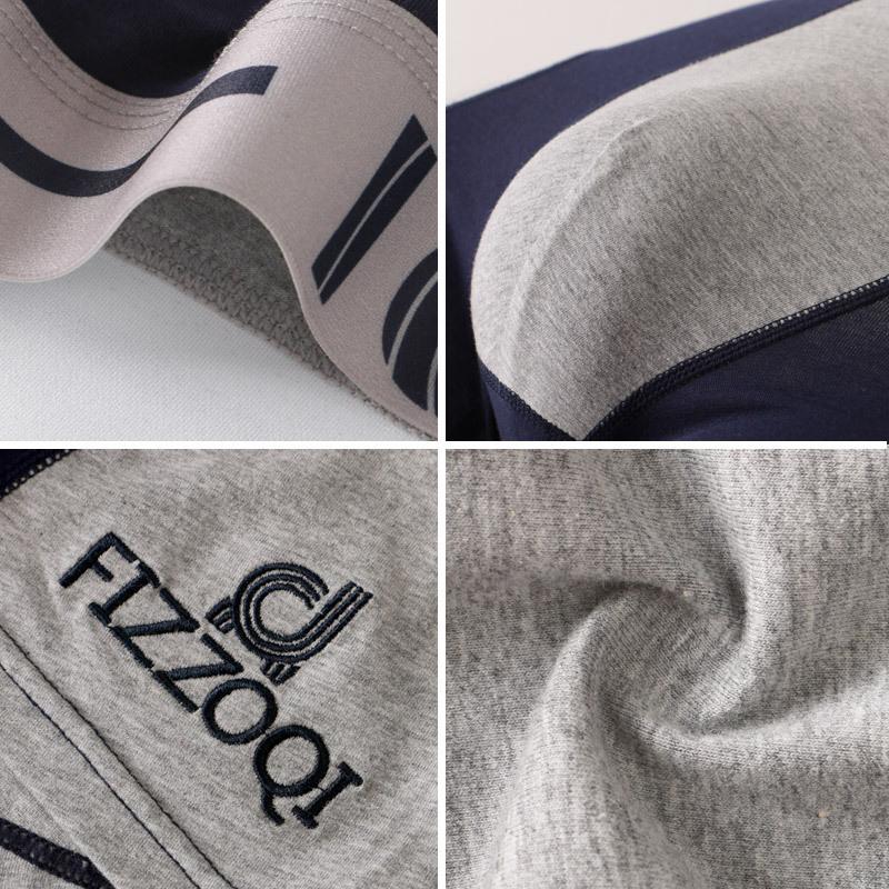 Мужское нижнее белье Хлопковые боксеры Мужские четырехсторонние трусы Мужские дышащие шорты