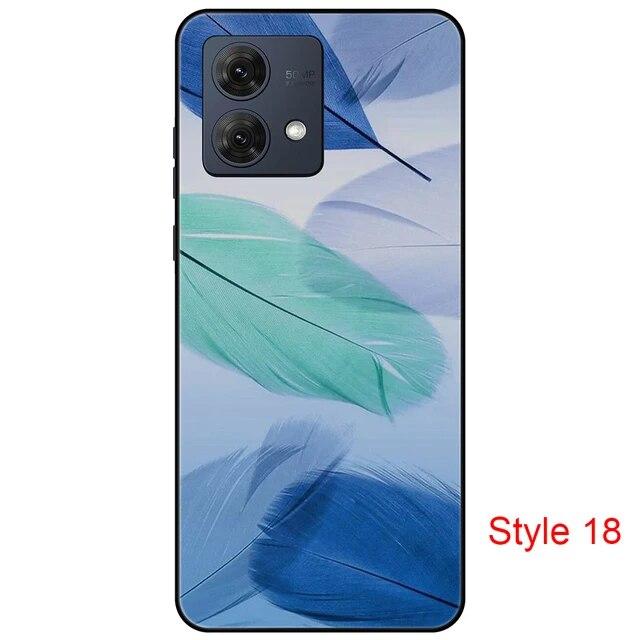 Чехол для Motorola Moto G84 MotoG84, черная задняя крышка, чехол 6,5 дюйма, противоударный мягкий бампер, противоскользящий прочный ТПУ, полная защита