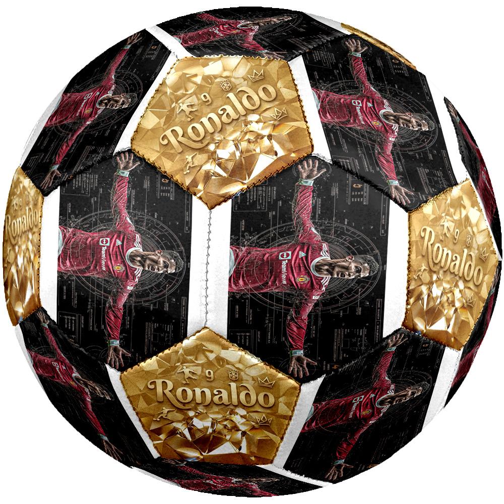 Ronaldo's Number Seven Celebration Size 5 Soccer Football Machine Sewn Indoor/Outdoor Universal Football perfect gift for sports enthusiasts