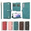 iPhone16 Retro Leather Case for Apple 12 & 14Pro: Flip Phone Protection with Multi-Function Card Slots