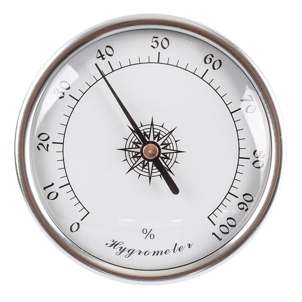 Household Round Barometer Temperature Monitor Humidity Meter Mechanical for Home Wall Room Incubator Tank Cabinet Cans
