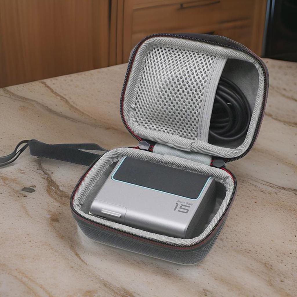 EVA Hard Case for CUKTECH 140W GaN Charger USB C Charging Station Power Strip Storage Bag