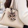 Plush Cat Plush Doll Keychain Cartoon Design Car Key Ring Cute Doll Bag Pendant  Gifts