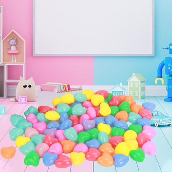 100Pcs Baby Ball Pits Flexible Colorful Pentagram/Heart Ocean Ball Practice Grip Emotional Comfort BPA