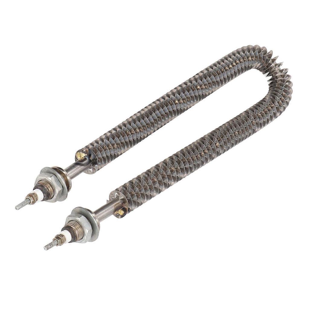 Finned Heating Tube Stainless Steel U Shape Fast Heating Up High Thermal Efficiency Finned Electric Heat Tube 220V 2KW