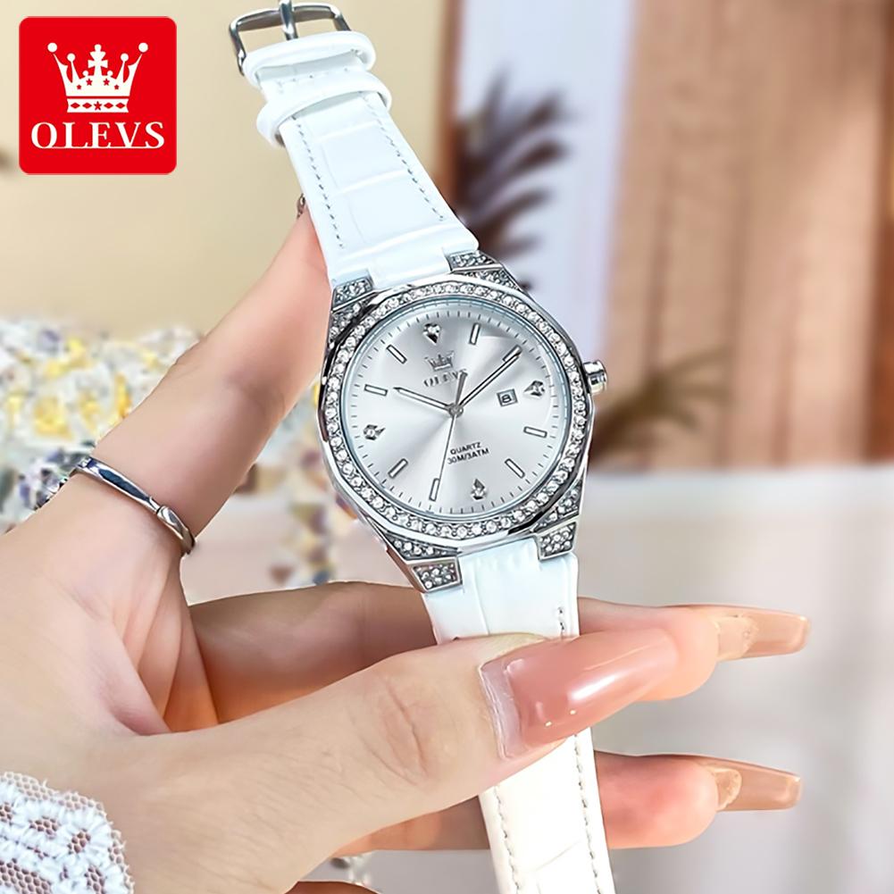 Fashion Women Watch Leather Strap Waterproof Luxury Brand Wristwatch Fashion Elegant Ladies Watches Reloj Mujer