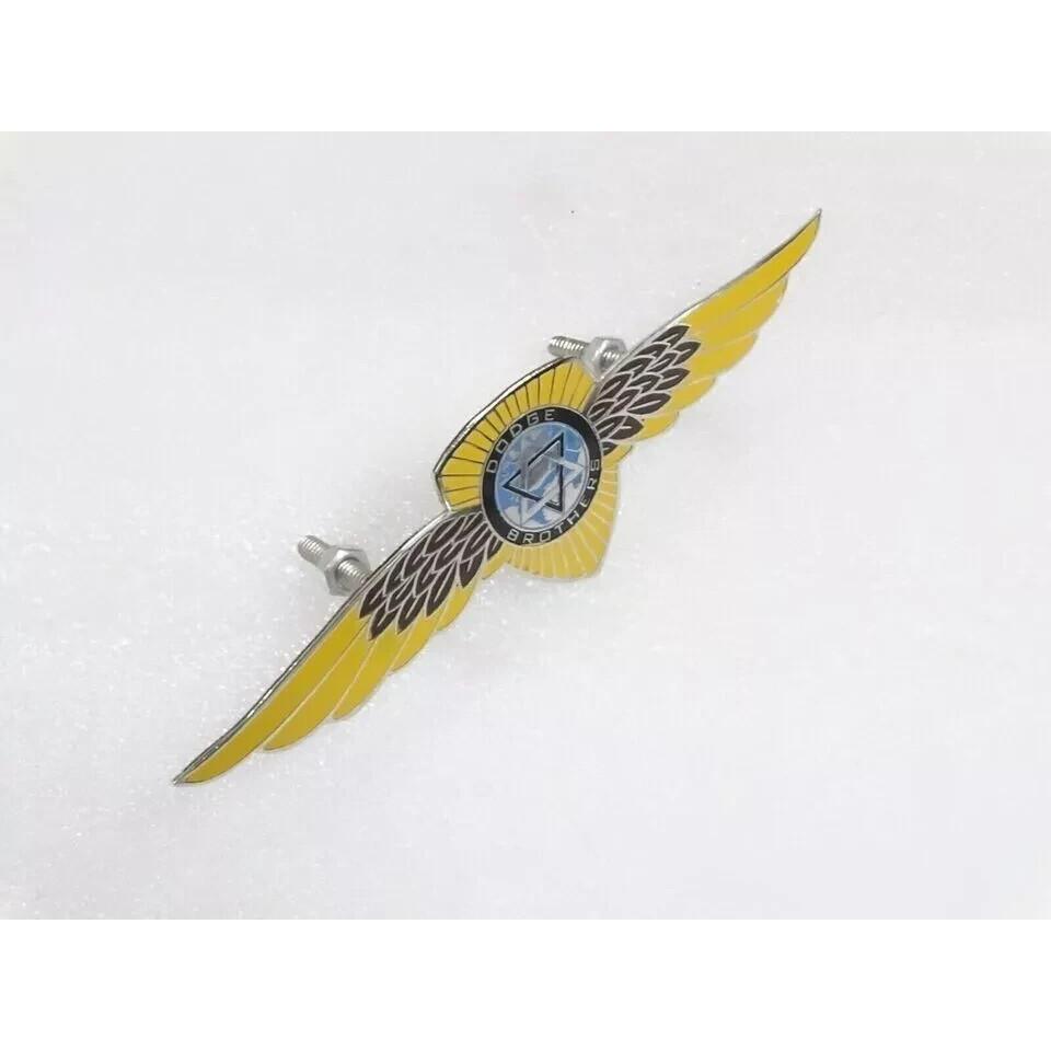 Vintage Dodge Brothers Front Grill Radiator Winged Badge Emblem