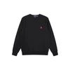Cross Lav Unisex Embroidered Little Horse Logo Round Neck Pullover Hoodie - Perfect for Spring/Autumn, Loose & Versatile Casual Wear
