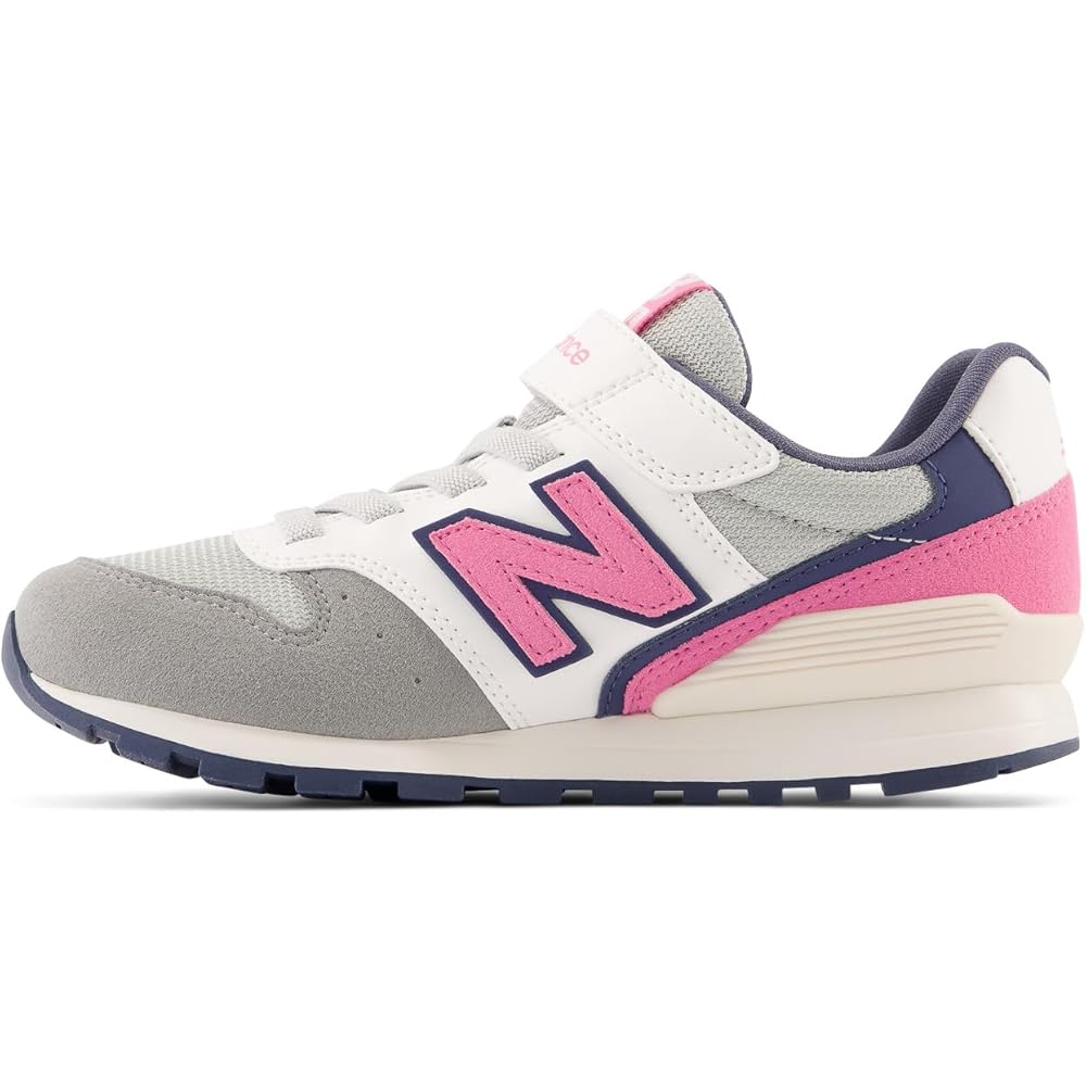 New Balance Kids YV996 Sneakers Rubber Laces Velcro Closure Pink 23.5 cm