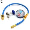 R134a Car Air Conditioning Refrigerant Charging Hose Pressure Tools Conditioning Quick Gauge Air With Car Coupler P1m6